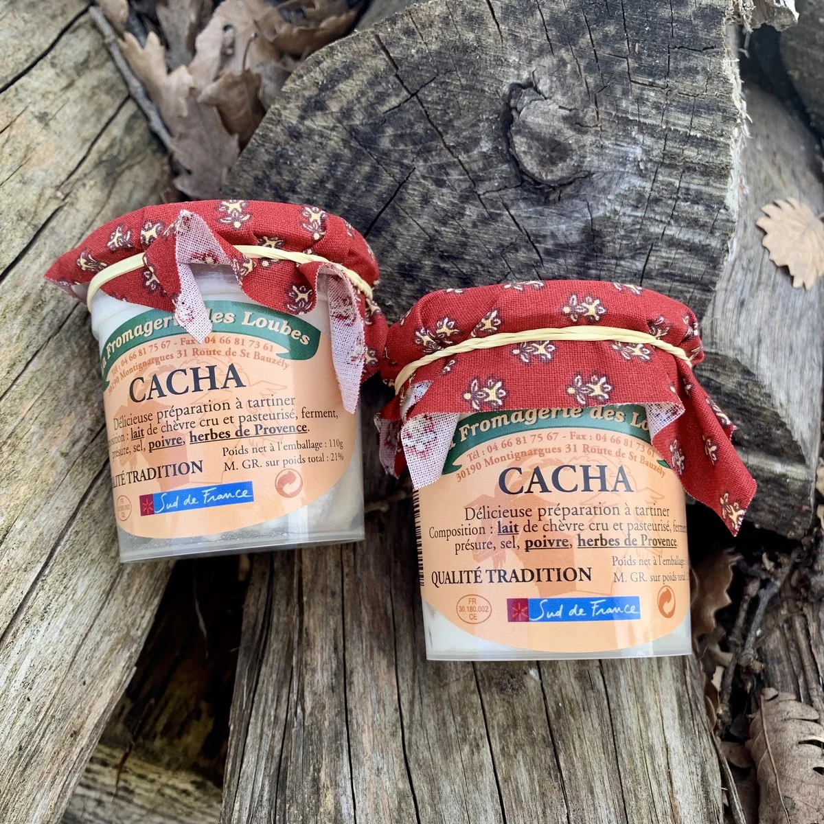 Cacha pur chèvre, préparation à tartiner en pot