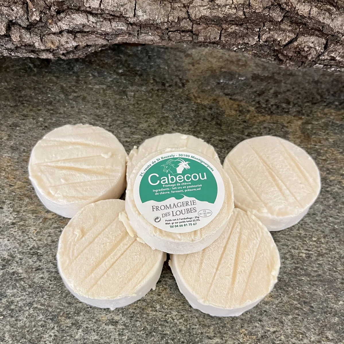 Cabécou des Loubes, petit fromage de chèvre crémeux
